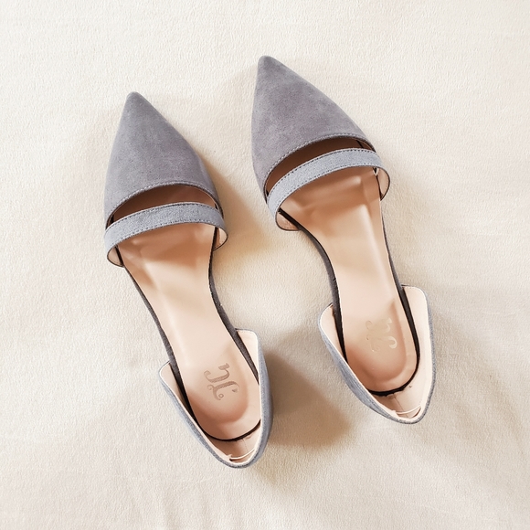 Journee Collection Shoes - NEW Journee Collection Grey Pointed Flats | 7
